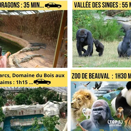 Апартаменты Escapade Poitevine - Maison Climatisee Avec 3 Ch - 4 Min Futuroscope Et Aquascope